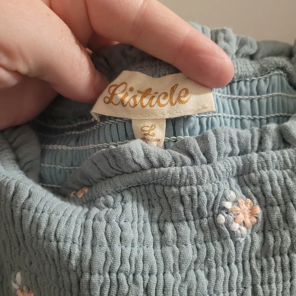 Puff Sleeve Midi Dress - Picture 7 of 9